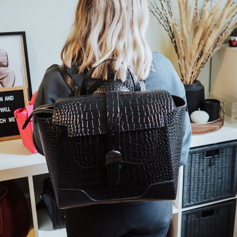 Senreve Large Maestra Bag Black/Noir - DRAGON
